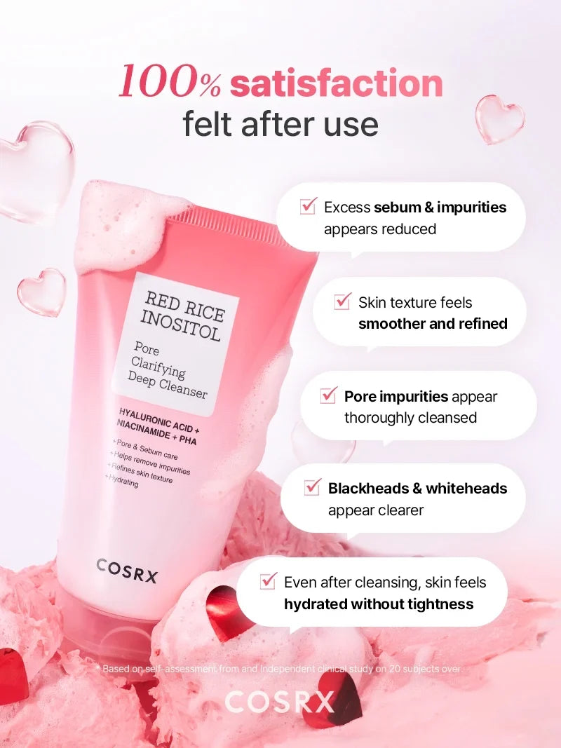COSRX RED RICE INOSITOL Pore Clarifying Deep Cleanser